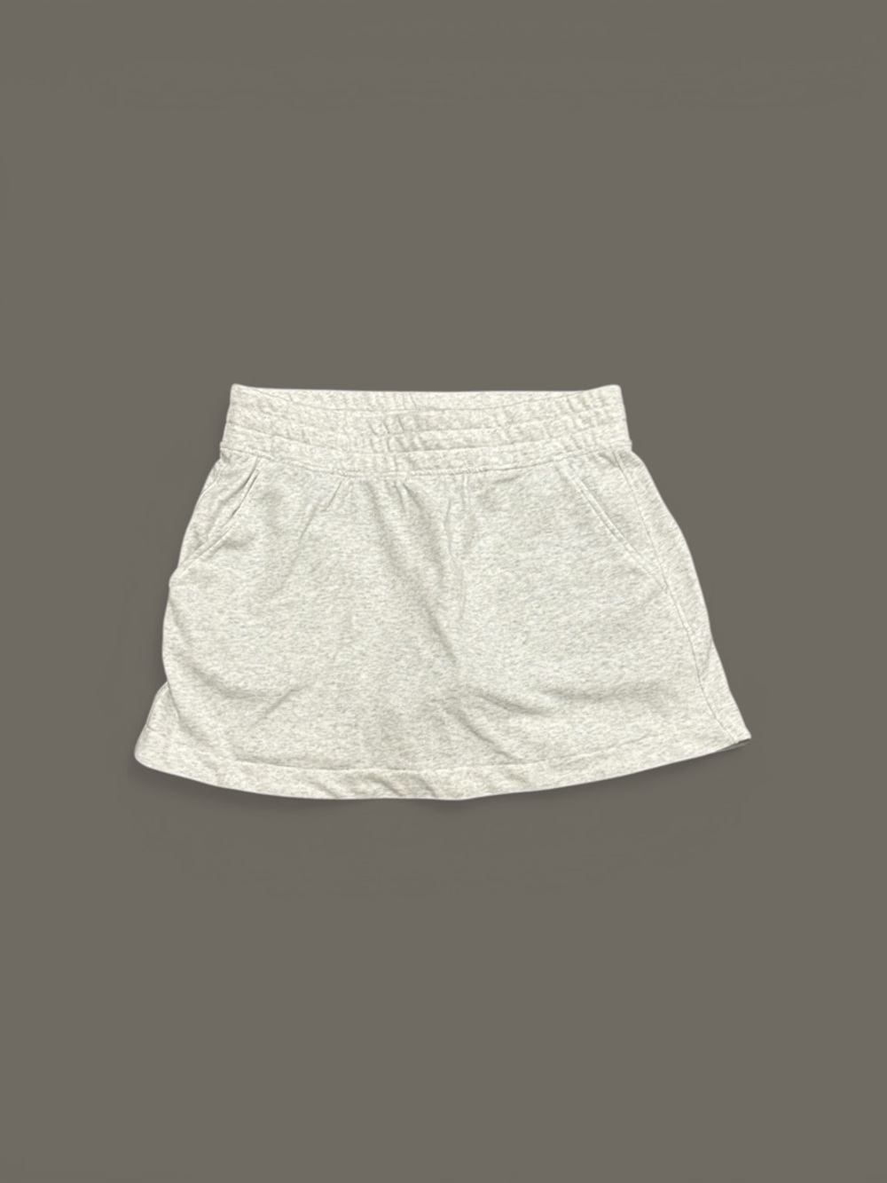 Yogalicious Light Gray/Lux Baby Terry Skort - L